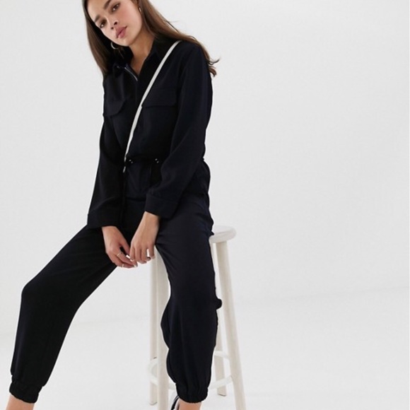 bershka utility jumpsuit